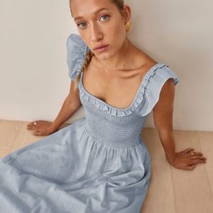 Reformation Noreen Dress in mineral